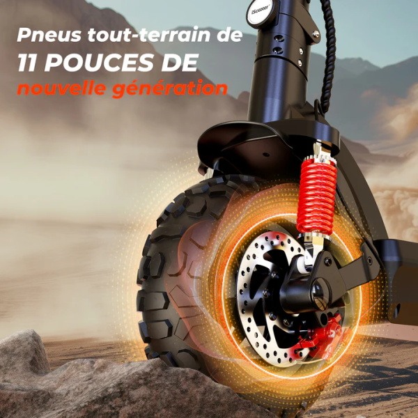 iX6 1200W Trottinette électrique Tout Terrain avec carte NFC