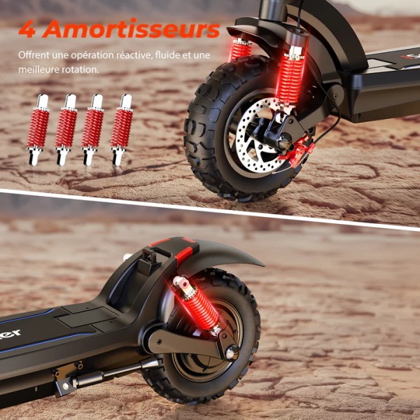 iX6 1200W Trottinette électrique Tout Terrain avec carte NFC